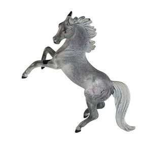 Breyer Custom Stablemate Horse Rearing Arabian Grey CM FLAWS